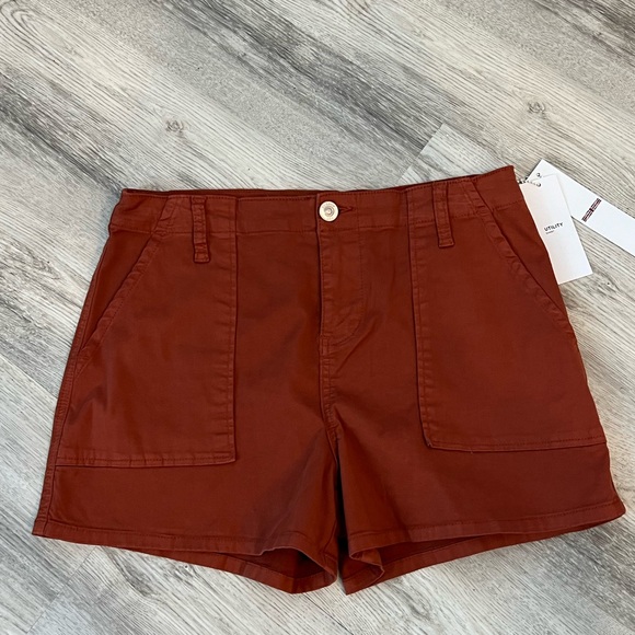 Hudson Utility Washed Rust Shorts Size 29 - Picture 8 of 10